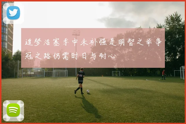 追梦活塞季中未补强是明智之举争冠之路仍需时日与耐心